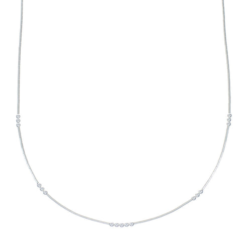 Liquid Sterling Silver Bead Necklace X10722